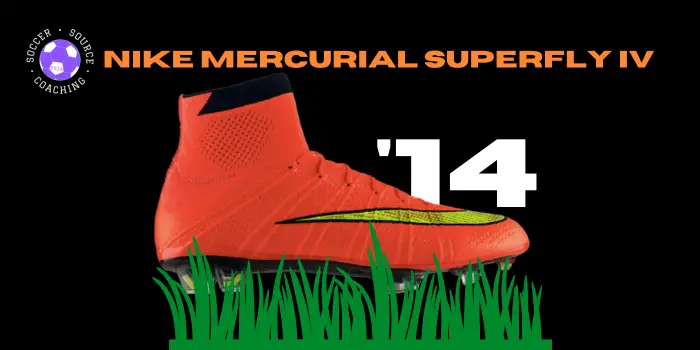 orange and yellow nike mercurial superfly IV soccer cleat released in 2014