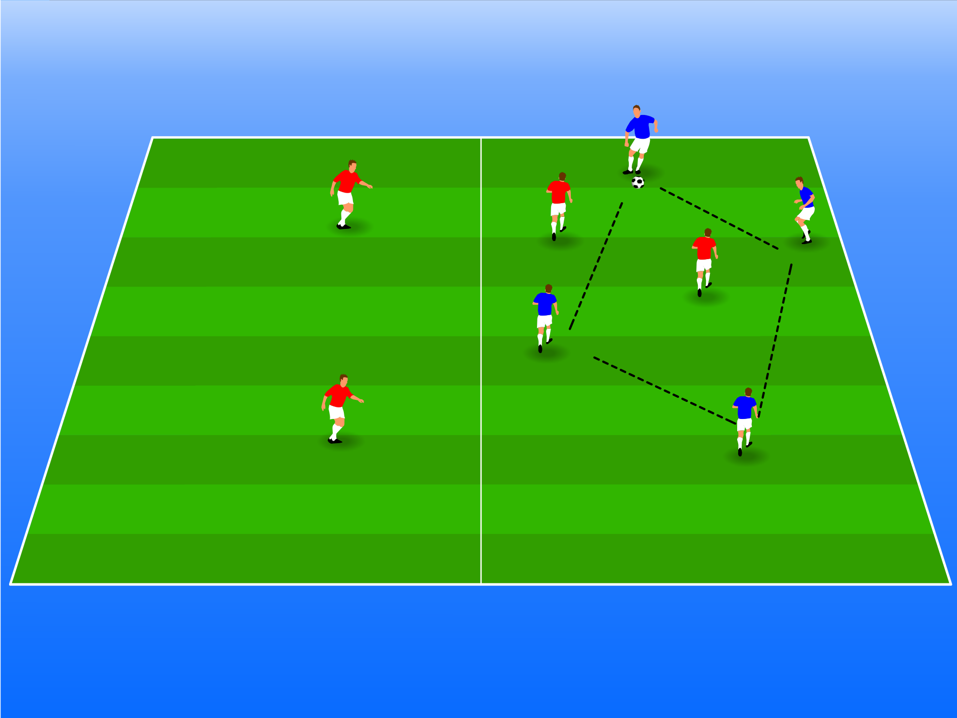 4v2 Transition Rondo - Soccer Source Coaching